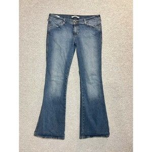 Mavi Jeans Women 32x32 596 Marie Super Low Rise Flare Bootcut Denim Blue Casual.